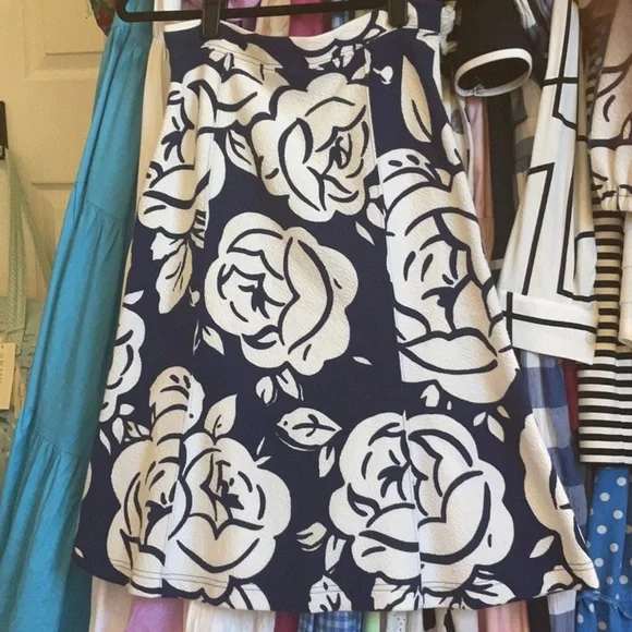 NWOT Anthropologie Maeve Amiens Flounced Skirt Knee Length - Picture 5 of 5